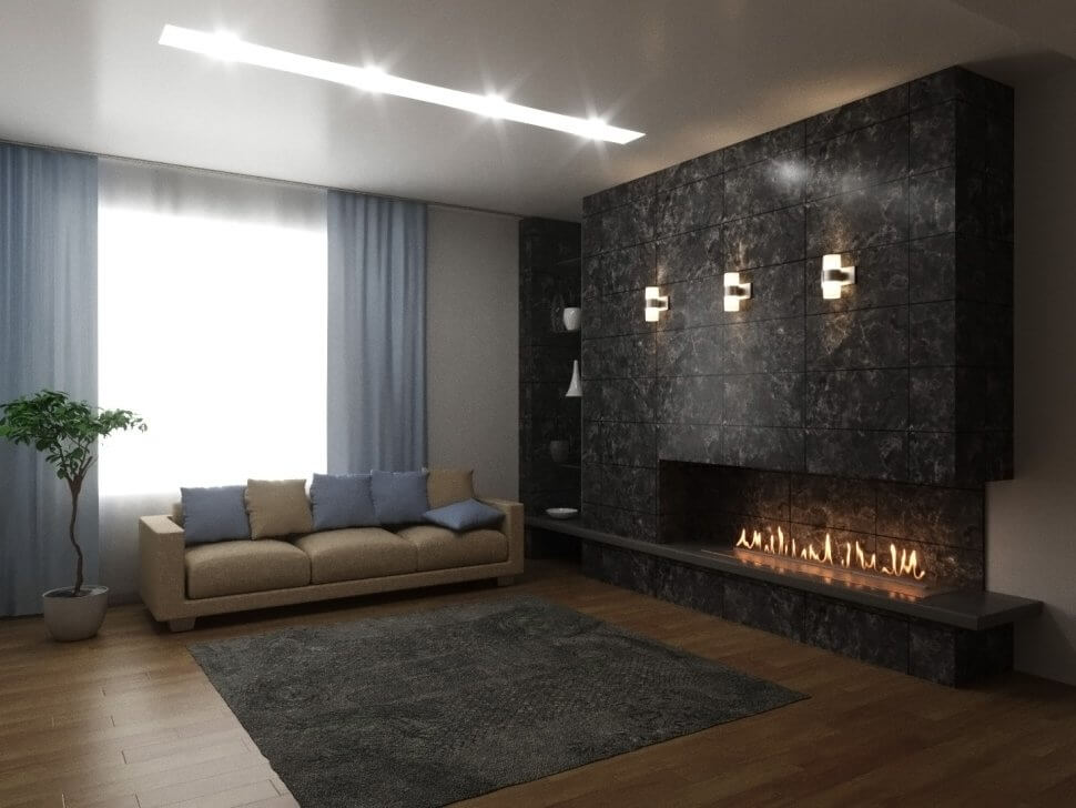 Автоматический биокамин Lux Fire Smart Flame 1600 RC