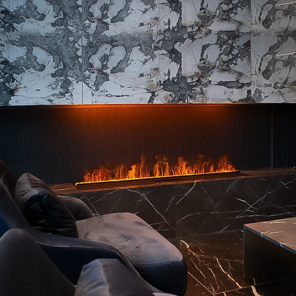 Электрический паровой очаг Schones Feuer 3D FireLine 2400 черный